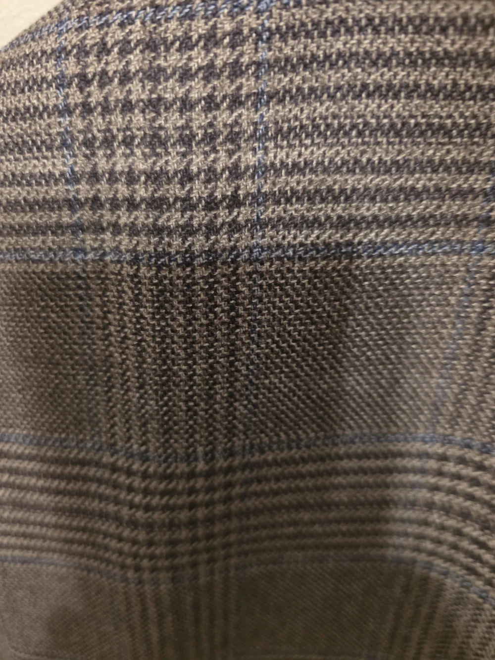 Wilke-Rodriguez 42S Brown Plaid Sport Coat Blazer Modern Fit Stretch